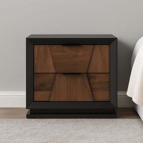 Houston - 2 Drawer Nightstand - Walnut