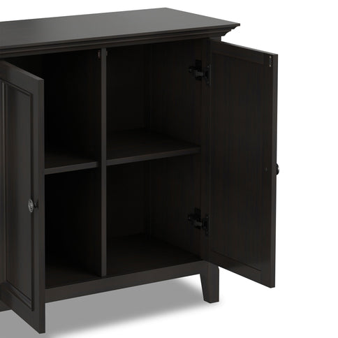 Amherst - 2 Door Storage Cabinet & Adjustable Shelving - Brown