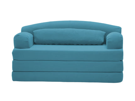 2 Seater Sofa Bed, Compact Foldable Floor Couch