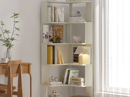 L-Shaped Corner Bookshelf