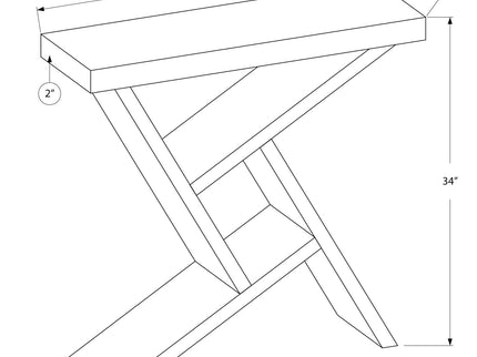 Accent Console Table For Entryway, Spacious Table Top, Contemporary & Modern