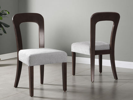 Upholstered Dining Chairs (Set of 2) - Gray