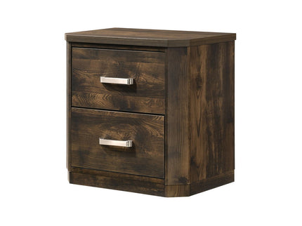 Elettra - Rustic Nightstand - Walnut