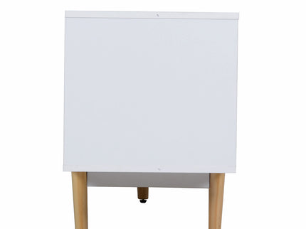 70" TV Stand With Drawers - White