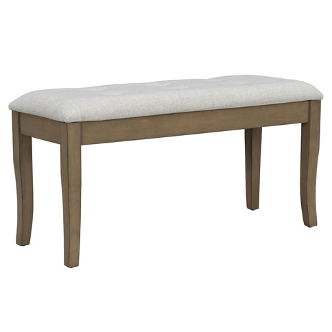Dining Table Set With 4 Upholstered Chairs And Bench