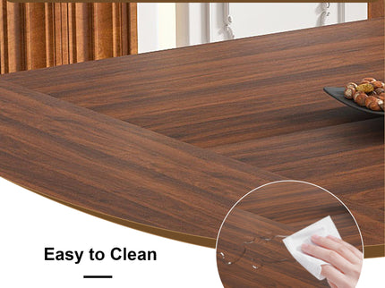 Rectangular Dining Table With Storage Base - Walnut