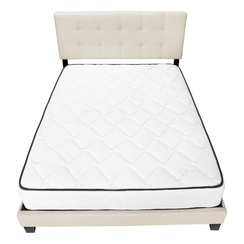 Bed, Upholstered, Frame Only, Transitional