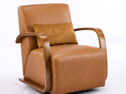 Swivel Accent Rotatable Ergonomic Single Chair For Living Room