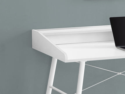 Computer Desk For Home Office, Laptop Storage Shelves, Contemporary & Modern
