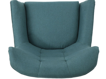Club Chair With Rubberwood Legs