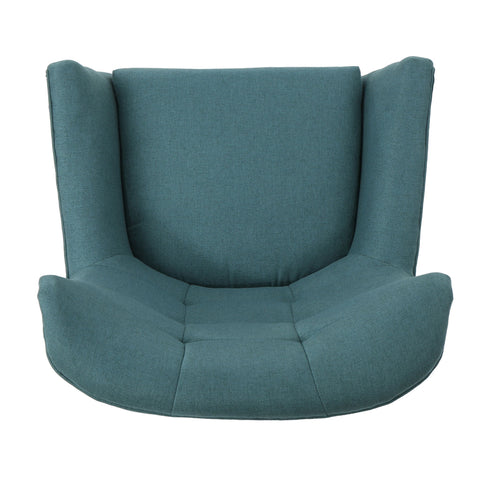 Club Chair With Rubberwood Legs