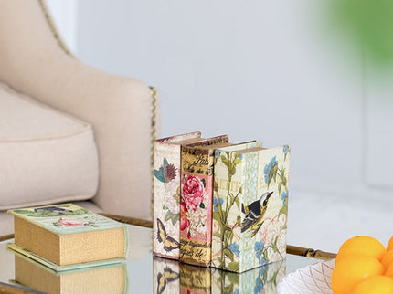 Book Boxes (Set of 4) - Multi