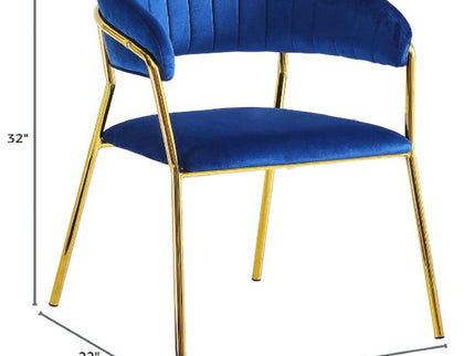 Accent Armchair For Home (Set of 2) - Blue