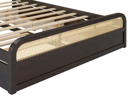 Platform Bed With Trundle And 2 Drawers