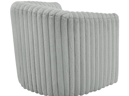 Alexa - Barrel Swivel Chair - Gray