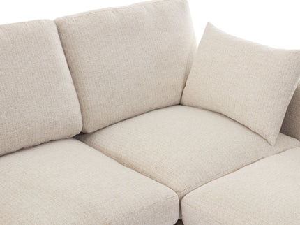Sectional Sofa Modular U-Shaped With Ottoman & USB Ports