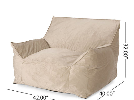 Allea - Bean Bag Chair With Armrests