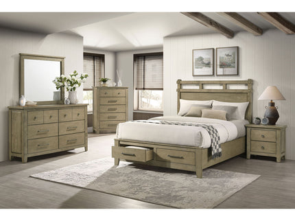 Pelton - 5 Drawer Chest - Oak