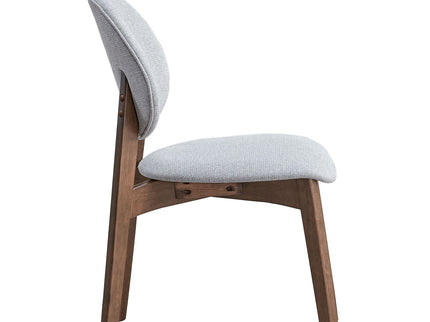 Hadasa - 5 Pieces Dining Room Set - Light Gray / Walnut
