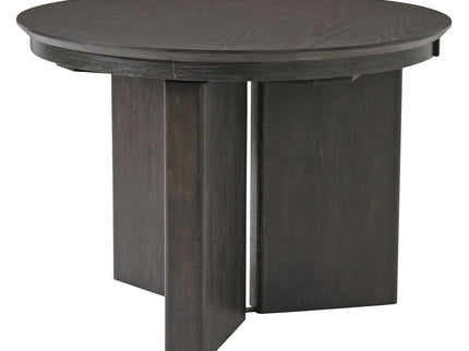 Farmhouse Oval Extendable Dining Table With Pedestal Base