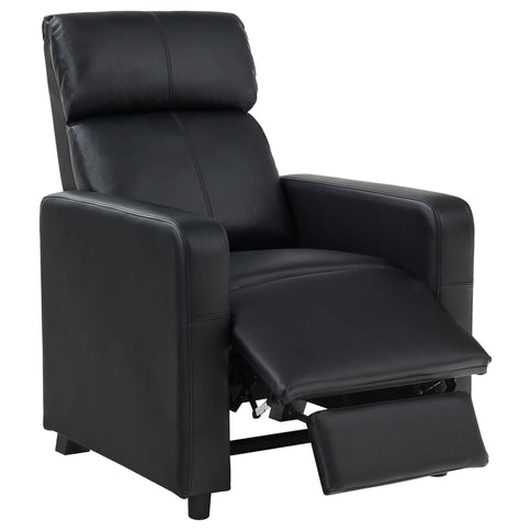 Warren - 3 Seater Reclining Home Theater - Black