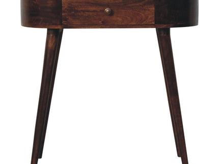 Rounded Wood Table