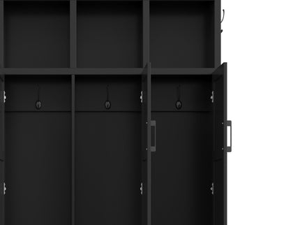 Hall Tree With 4 Hidden Cabinets
