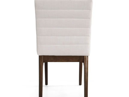 Upholstered Dining Chairs With Rubber Legs (Set of 2)