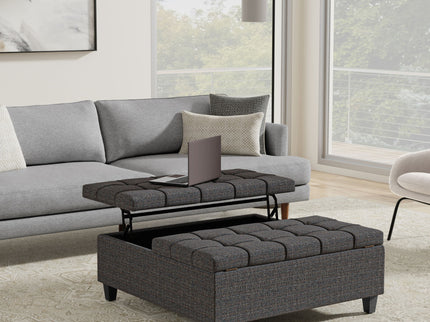 Harrison - Upholstered Coffee Table Storage Ottoman