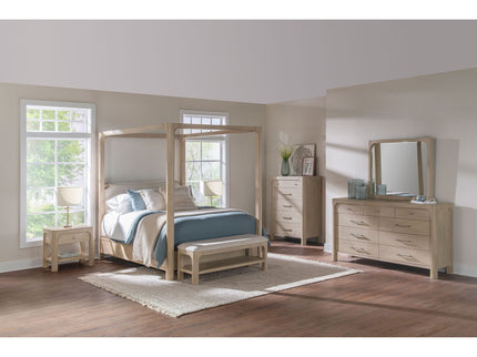 Flores - 1 Drawer Nightstand With Dual USB Ports - Mango Color