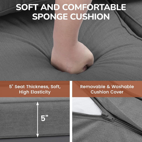 Outdoor Patio Set All-Weather With Thick Cushions