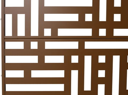 Decorative Freestanding Metal Privacy Screen For Indoor & Outdoor Use