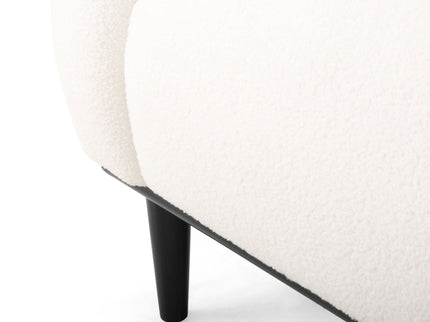 Sway - Upholstered Loveseat With Wood Legs And Round Arms