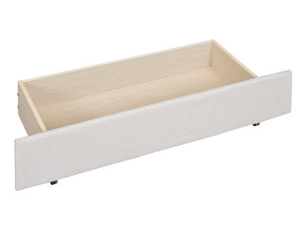 Upholstered Platform Bed With Drawers, Classic Headboard Design