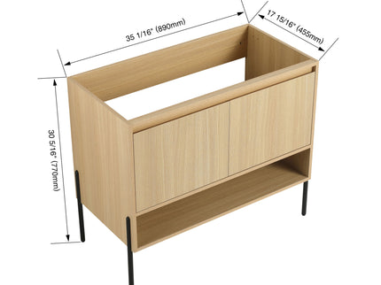 Freestanding Bathroom Vanity & Soft Close Cabinet Doors