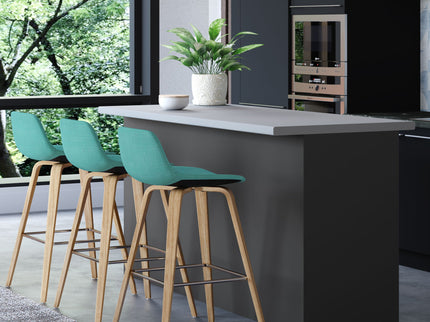 Randolph - Counter / Bar Height Stool (Set of 2) - Blue