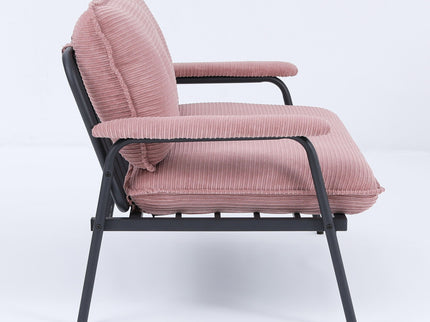 Modern Metal Frame Sofa With Sponge Filling For Compact Spaces And Versatile Use