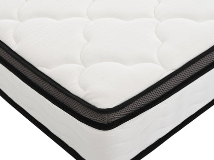 12" Hybrid Mattress With Pocket Coils And Memory Foam, Medium Firm