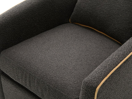 Swivel Accent Chair, Rotating Base, For Living Room