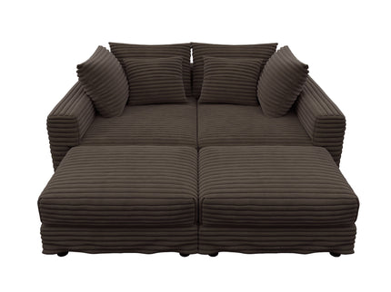 Modern Comfy Upholstered Sofa Cloud Couch & Deep Seat Couches