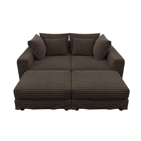 Modern Comfy Upholstered Sofa Cloud Couch & Deep Seat Couches