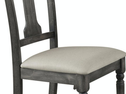 Wallace - Side Chair (Set of 2) - Tan / Weathered Gray