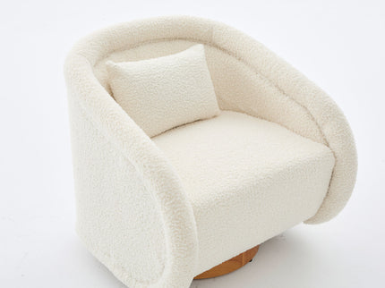Swivel Accent Chair With 360 Degree Rotating