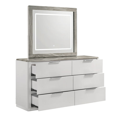 Jazz - Bedroom Set With LED Upholstered Headboard