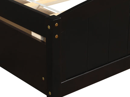 Platform Bed & Headboard, Footboard And Wood Slat Support