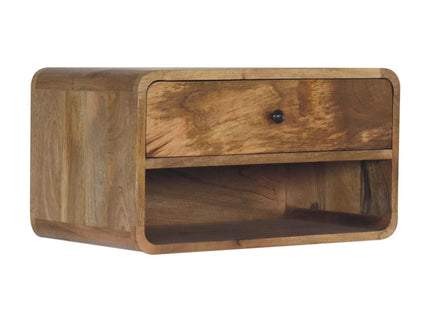 Curve Upper Slot Floating Nightstand