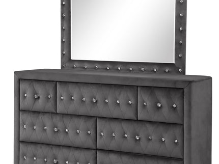 King 5 Piece Bedroom Set Made - Gray