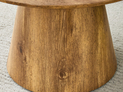 Circular Coffee Table With Adjustable Feet