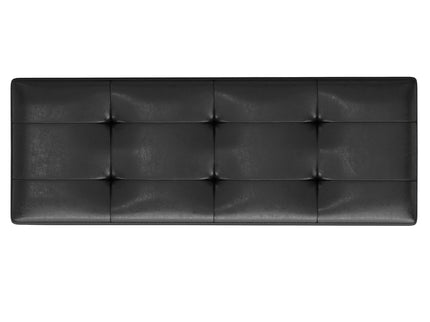 Shay - Large Square Coffee Table Storage Ottoman Mid-Century Style
