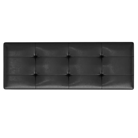 Shay - Large Square Coffee Table Storage Ottoman Mid-Century Style